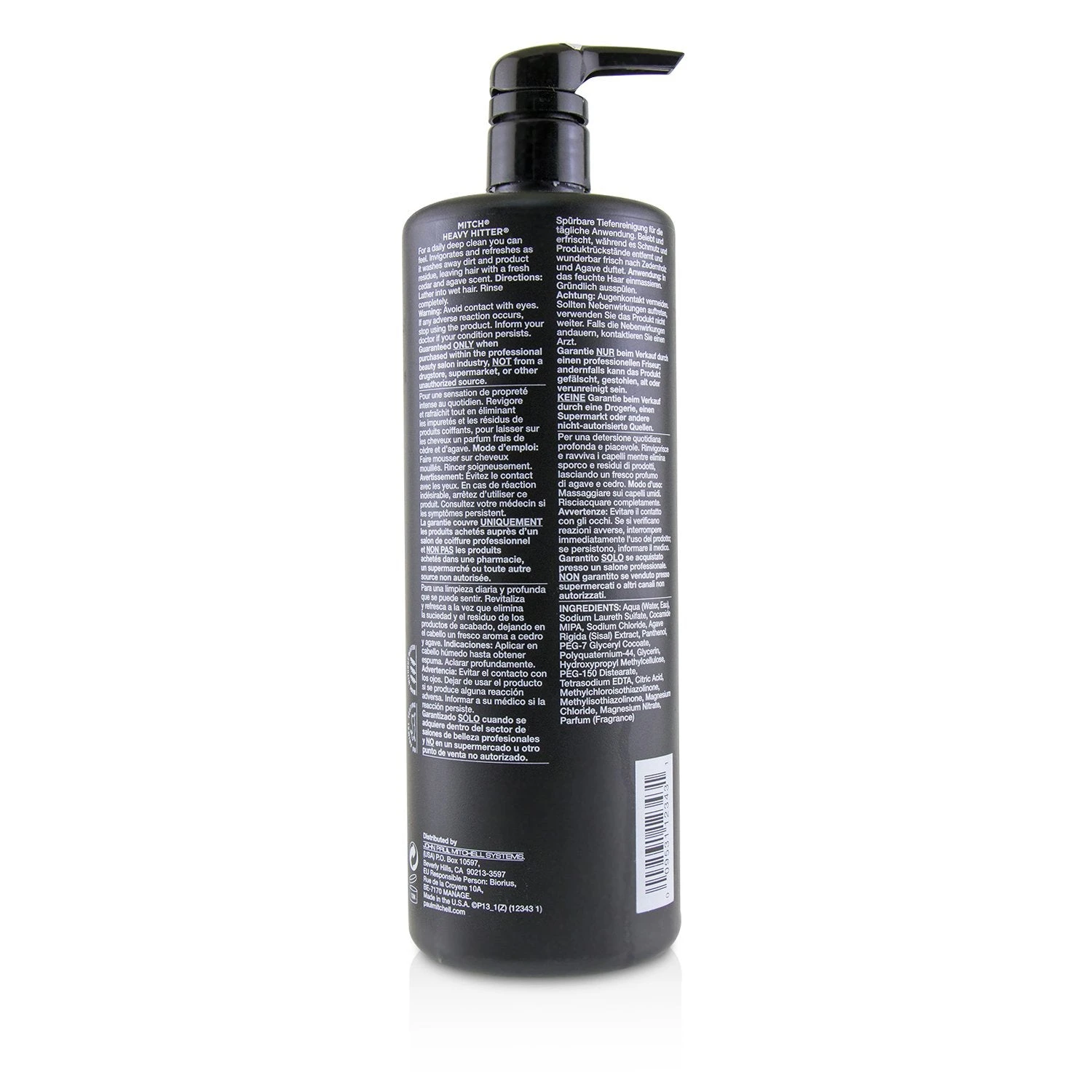 Paul Mitchell Mitch Heavy Hitter Daily Deep Cleansing Shampoo 250ml/8.5oz 5 Paul Mitchell Mitch Heavy Hitter Daily Deep Cleansing Shampoo 250ml/8.5oz - Image 5