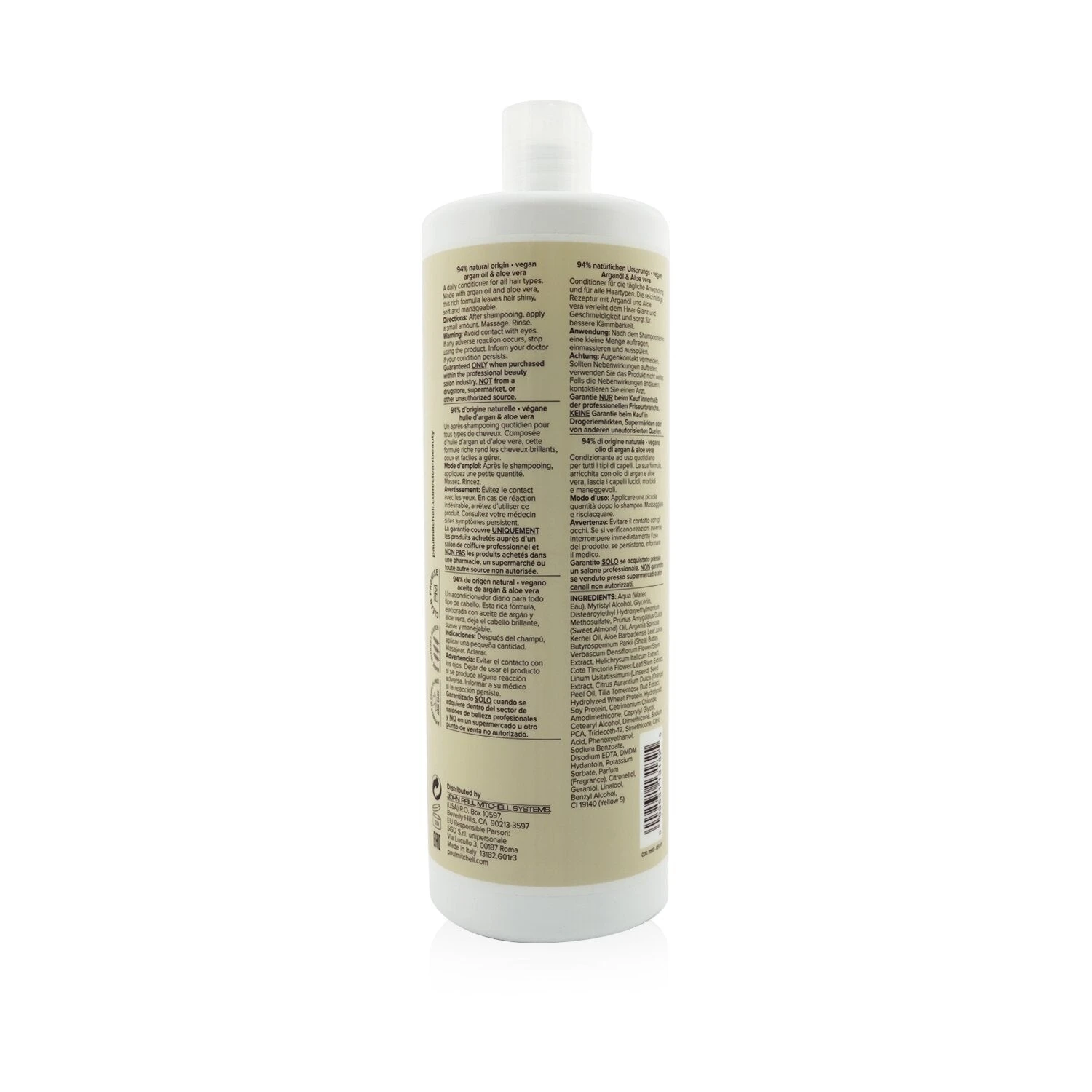Paul Mitchell Clean Beauty Everyday Conditioner 1000ml/33.8oz 3 Paul Mitchell Clean Beauty Everyday Conditioner 1000ml/33.8oz - Image 3