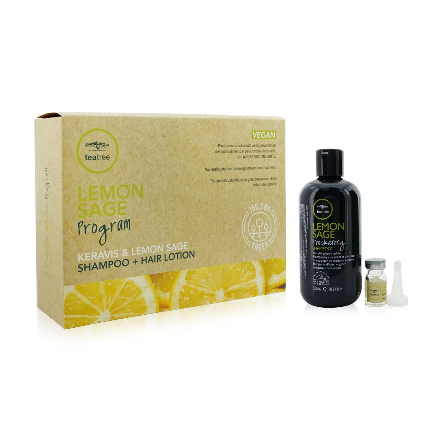 Paul Mitchell Tea Tree Lemon Sage Program Set: Shampoo 300ml + Hair Lotion 12x6ml 13pcs 2 Paul Mitchell Tea Tree Lemon Sage Program Set: Shampoo 300ml + Hair Lotion 12x6ml 13pcs - Image 2