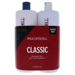 Paul Mitchell Classic Kit By Paul Mitchell For Unisex - 2 Pc Kit 33.8 Oz Shampoo One, 33.8 Oz The Conditioner