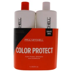 Paul Mitchell Color Protect Daily Kit By Paul Mitchell For Unisex - 2 Pc Kit 33.8 Oz Shampoo, 33.8 Oz Conditioner